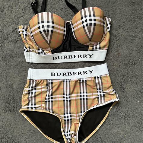 burberry womens bikini sets|burberry bikini model.